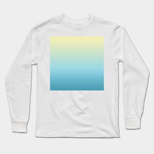 Aqua gradient Long Sleeve T-Shirt